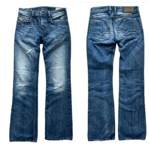 Diesel Men Y2K 2007 Zatiny Oruss Wash 09n53 Bootcut Jeans Size 32x32 Blue AN EXC